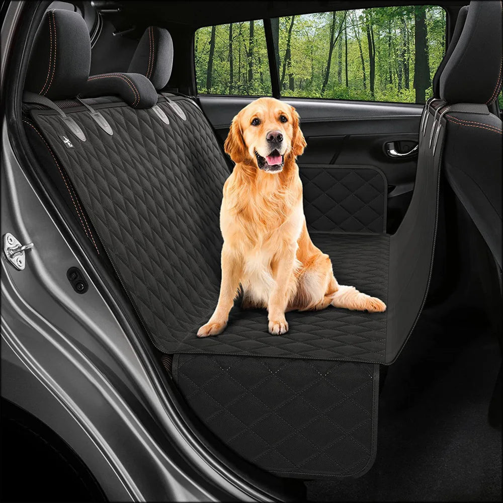 Impermeável Car Back Seat Cover para Pet, Dog Carrier, Travel Hammock, Rear Seat Protector Mat, Transportador de segurança para cães, Almofada de segurança