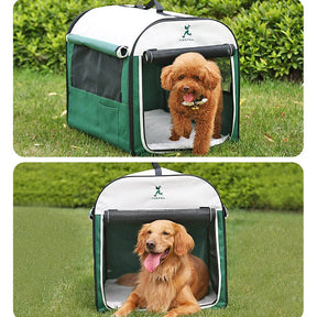 Dobrável Soft Crate Dog House, Kennel Tent, Respirável Pet Travel Carriers, Dog Carrier Bag para exterior