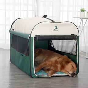 Dobrável Soft Crate Dog House, Kennel Tent, Respirável Pet Travel Carriers, Dog Carrier Bag para exterior