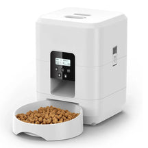 Alimentador inteligente para animais de estimação, alimentador automático para gatos, máquina de comida lenta para cães com temporizador quantitativo automático, dispensador de comida para gatos, tigela para cães e gatos