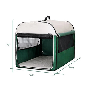 Dobrável Soft Crate Dog House, Kennel Tent, Respirável Pet Travel Carriers, Dog Carrier Bag para exterior