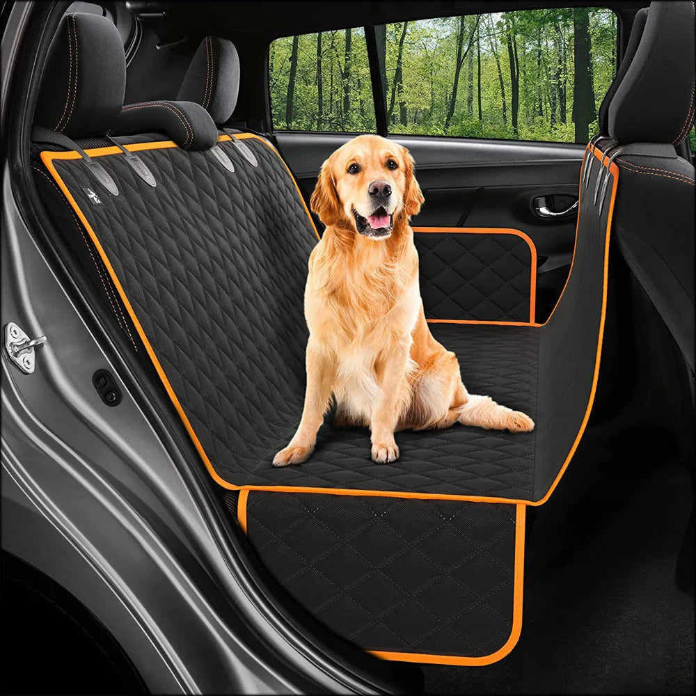 Impermeável Car Back Seat Cover para Pet, Dog Carrier, Travel Hammock, Rear Seat Protector Mat, Transportador de segurança para cães, Almofada de segurança