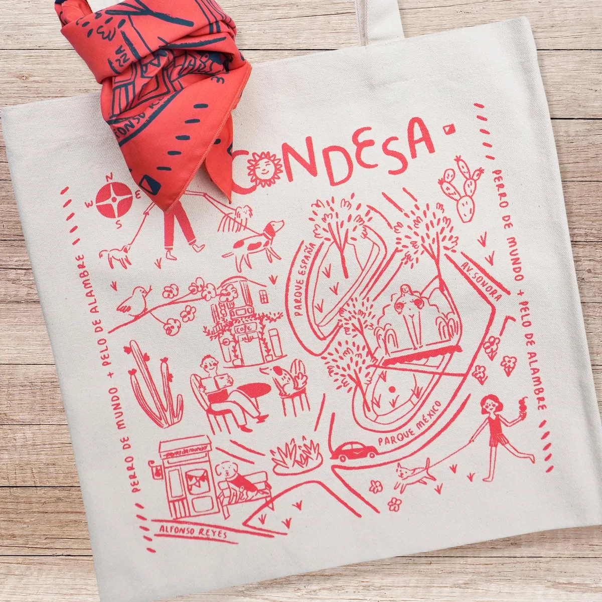 Tote Bag CONDESA + PELO DE ALAMBRE — imagen 1